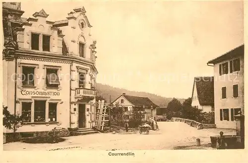 AK / Ansichtskarte Courrendlin Ortsmotiv Courrendlin