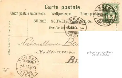 AK / Ansichtskarte Bern_BE Baerenkneipe Karikatur Bern_BE