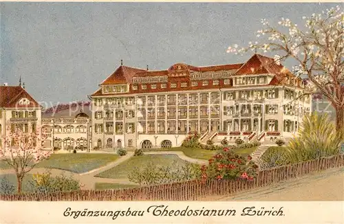 AK / Ansichtskarte Zuerich_ZH Ergaenzungsbau Theodosianum Zuerich Zuerich_ZH