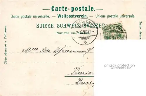 AK / Ansichtskarte Territet Chemin de fer a Glion et le Rocher de Naye Territet