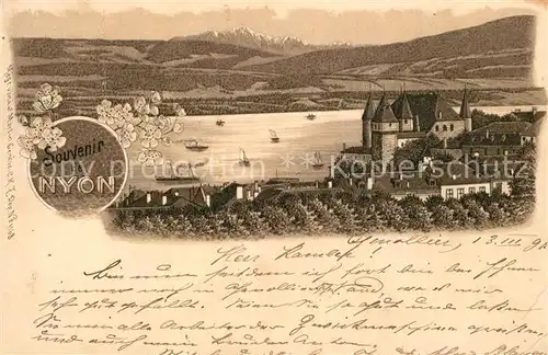 AK / Ansichtskarte Nyon_VD Panorama Nyon_VD