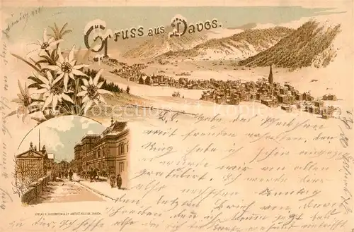AK / Ansichtskarte Davos_GR Panorama Davos_GR