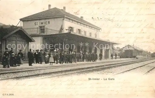 AK / Ansichtskarte St_Imier La Gare St_Imier
