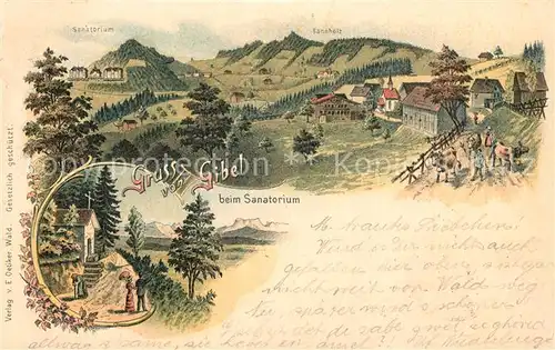 AK / Ansichtskarte Gibel_Innertkirchen Sanatorium Bannholz Kapelle Gibel Innertkirchen