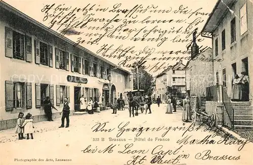 AK / Ansichtskarte Brassus_Le Hotel de France Brassus_Le