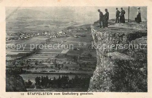 AK / Ansichtskarte Bad_Staffelstein Blick vom Staffelberg Bad_Staffelstein