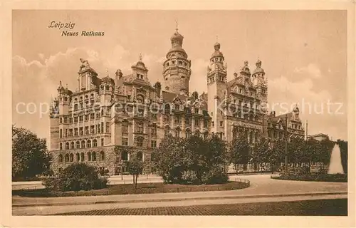 AK / Ansichtskarte Leipzig Rathaus Leipzig