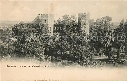 AK / Ansichtskarte Aachen Schloss Frankenberg Aachen