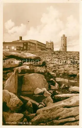 AK / Ansichtskarte Brocken_Harz Hotel  Brocken Harz