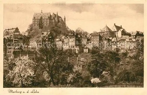 AK / Ansichtskarte Marburg_Lahn Altstadt Marburg_Lahn