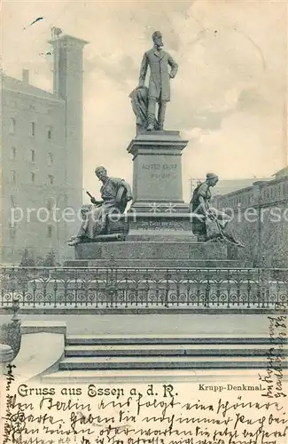 AK / Ansichtskarte Essen_Ruhr Krupp Denkmal Essen_Ruhr