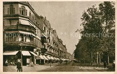 AK / Ansichtskarte Wiesbaden Wilhelmstrasse Wiesbaden