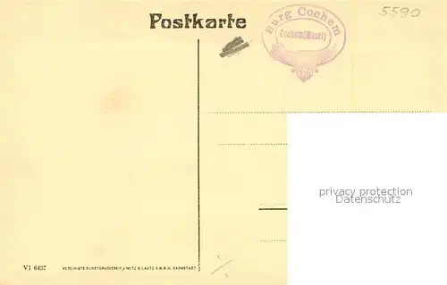 AK / Ansichtskarte Cochem_Mosel Moselpartie Cochem Mosel