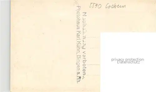 AK / Ansichtskarte Cochem_Mosel Moselpartie Cochem Mosel