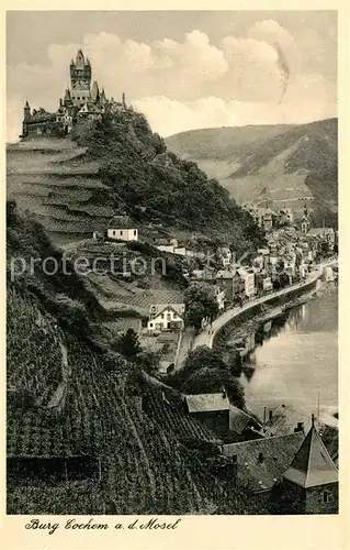 AK / Ansichtskarte Cochem_Mosel Burg Mosel Cochem Mosel