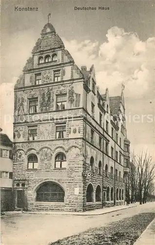 AK / Ansichtskarte Konstanz_Bodensee Deutsches Haus Konstanz_Bodensee