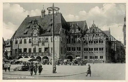 AK / Ansichtskarte Heilbronn_Neckar Rathaus Heilbronn Neckar