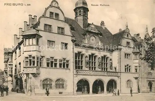 AK / Ansichtskarte Freiburg_Breisgau Rathaus Freiburg Breisgau