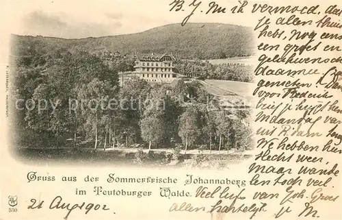 AK / Ansichtskarte Johannaberg Teutoburger Wald Johannaberg