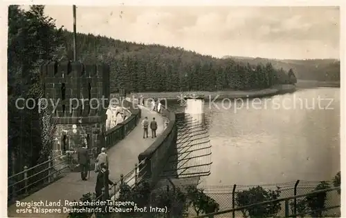 AK / Ansichtskarte Remscheid Talsperre  Remscheid