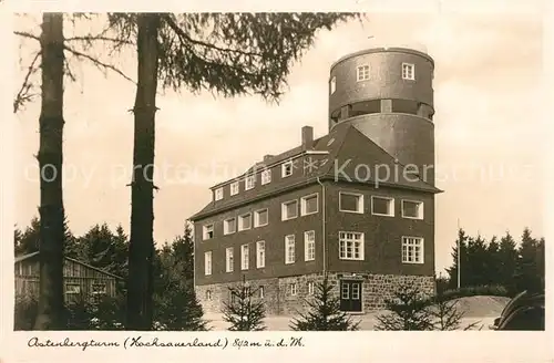 AK / Ansichtskarte Winterberg_Hochsauerland Astenbergturm  Winterberg_Hochsauerland