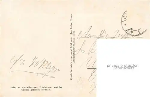 AK / Ansichtskarte Bad_Cleve Schwanenburg Bad_Cleve