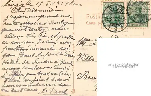 AK / Ansichtskarte Leipzig Blick vom Rathaus zum Reichsgericht Leipzig