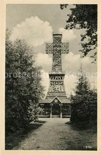AK / Ansichtskarte Stolberg_Harz Josephsh?he gr?sstes Kreuz der Welt Stolberg Harz