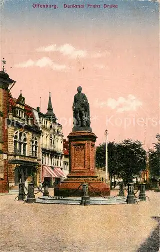 AK / Ansichtskarte Offenburg Denkmal Franz Drake Offenburg