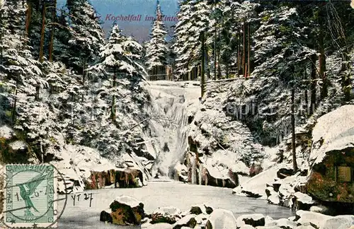 AK / Ansichtskarte Kochelfall_Kochel_Szklarka  Kochelfall_Kochel