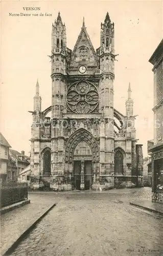 AK / Ansichtskarte Vernon_Eure Notre Dame  Vernon Eure