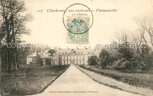 AK / Ansichtskarte Flamanville_Manche Chateau Flamanville_Manche