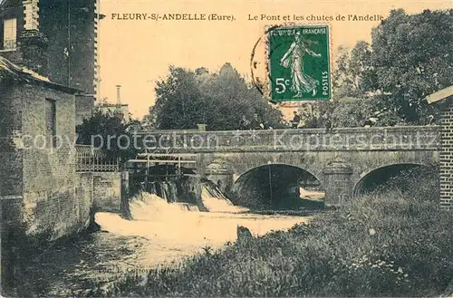 AK / Ansichtskarte Fleury sur Andelle Pont Chutes de l Andelle Fleury sur Andelle