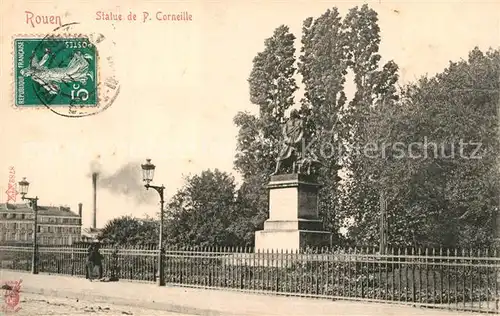 AK / Ansichtskarte Rouen Statue de P. Corneille  Rouen