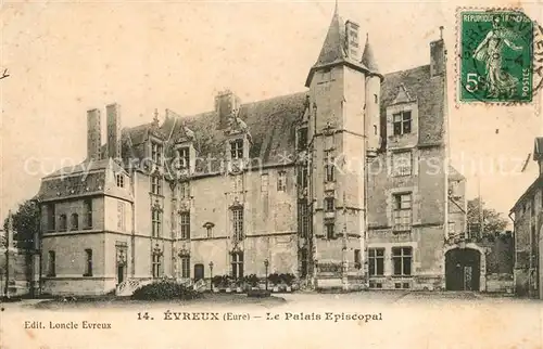 AK / Ansichtskarte Evreux Palais Episcopal Evreux