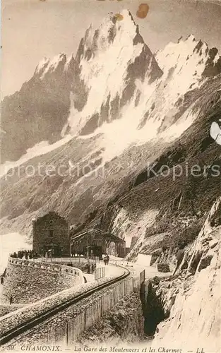 AK / Ansichtskarte Chamonix Gare des Montenvers Charmoz Chamonix