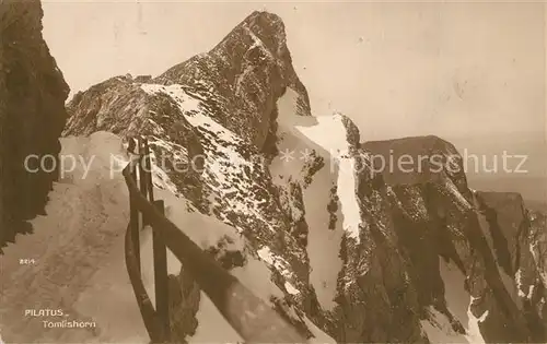 AK / Ansichtskarte Pilatus Tomlishorn Pilatus