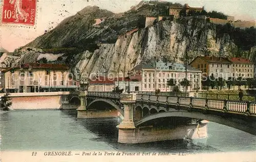 AK / Ansichtskarte Grenoble Pont de la Porte de France Fort de Rabot Grenoble