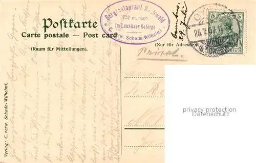 AK / Ansichtskarte Oybin Bergrestaurant Hochwald Aussichtsturm Lausitzer Gebirge Oybin