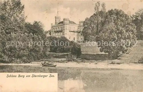 AK / Ansichtskarte Berg_Starnberg Schloss Berg_Starnberg