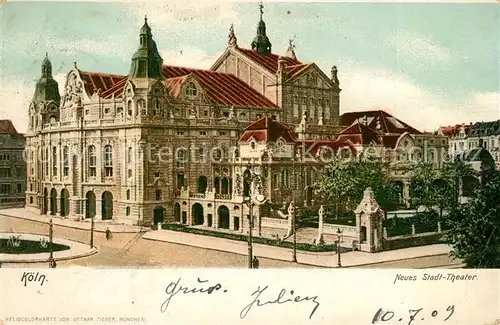 AK / Ansichtskarte Koeln_Rhein Neues Stadttheater Koeln_Rhein