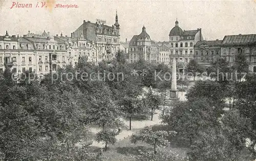 AK / Ansichtskarte Plauen_Vogtland Albertplatz Plauen_Vogtland