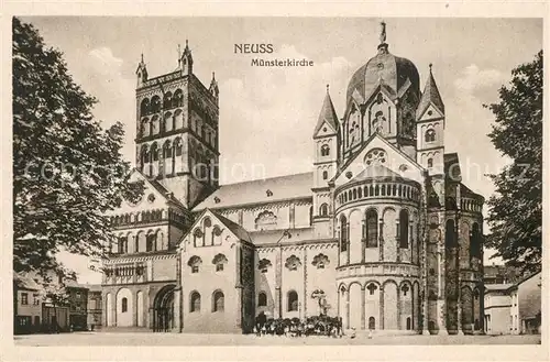 AK / Ansichtskarte Neuss Muensterkirche Neuss