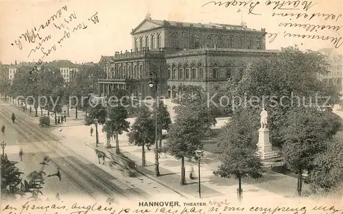 AK / Ansichtskarte Hannover Theater Denkmal Hannover