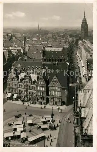 AK / Ansichtskarte Bremen Marktplatz Bremen