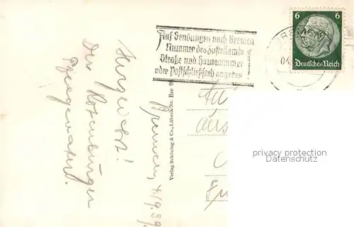 AK / Ansichtskarte Bremen Marktplatz Bremen