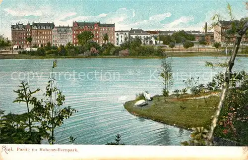 AK / Ansichtskarte Kiel Partie im Hohenzollernpark Kiel