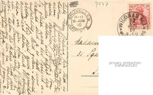 AK / Ansichtskarte Wildbad_Schwarzwald mit Sommerberg Wildbad_Schwarzwald