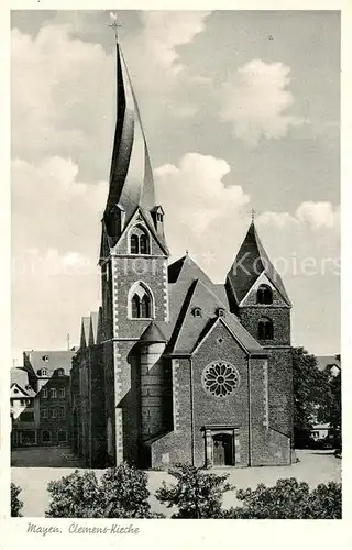 AK / Ansichtskarte Mayen Clemens Kirche Mayen