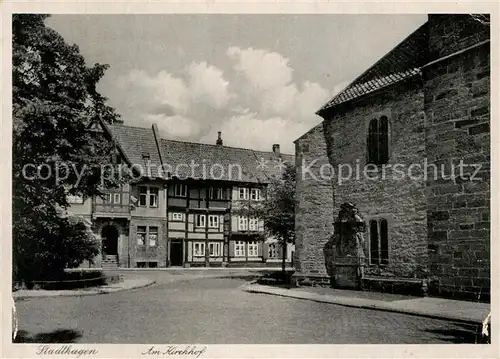 AK / Ansichtskarte Stadthagen Am Kirchhof Stadthagen